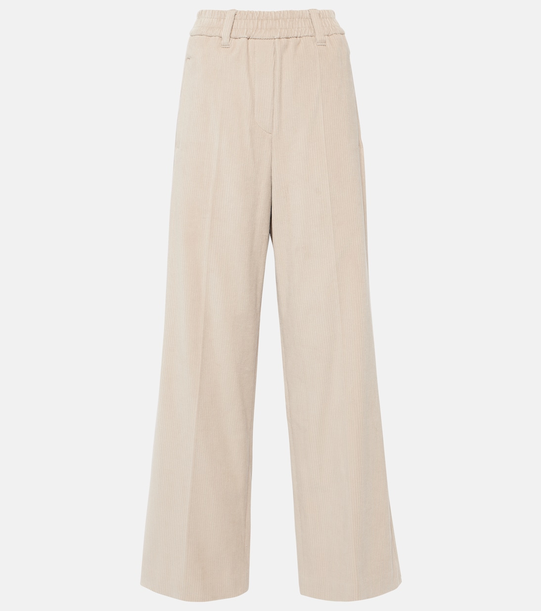 Pantalones anchos de pana de algodón | Brunello Cucinelli