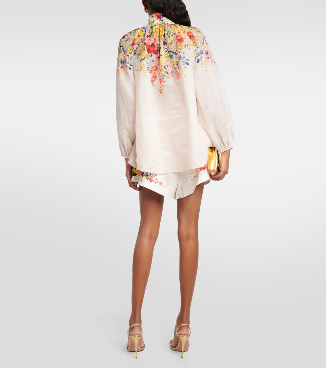 Blouse Andie Billow en ramie | Zimmermann