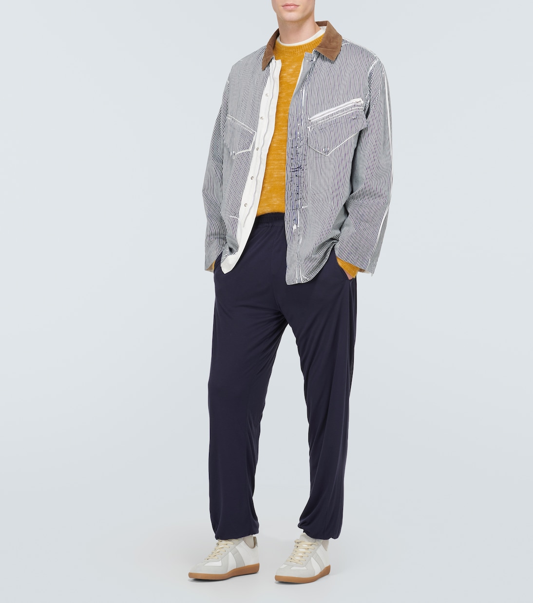Giacca Galli in cotone a righe | Ranra