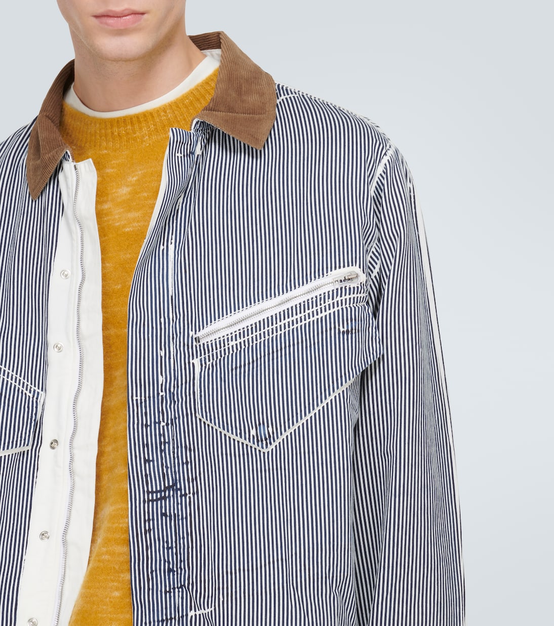 Giacca Galli in cotone a righe | Ranra