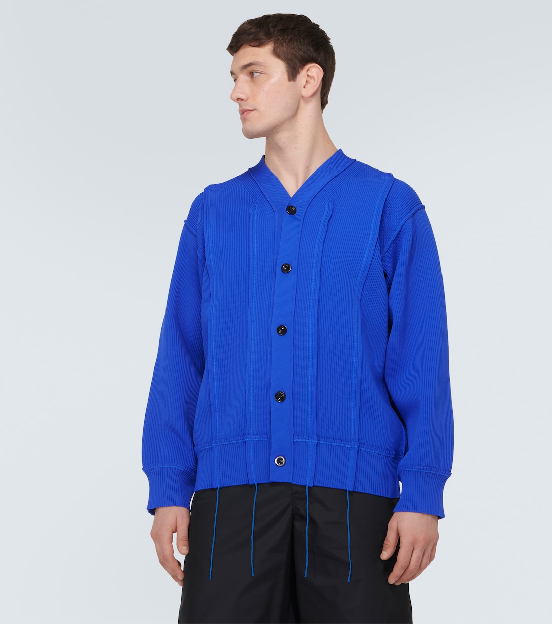 Cárdigan de efecto deshilachado | Sacai