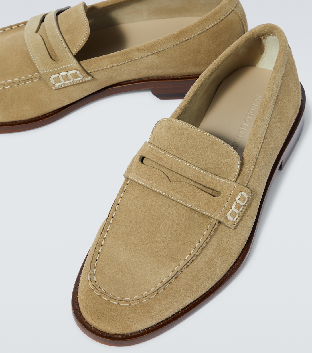 Mocassini Perry in suede | Manolo Blahnik