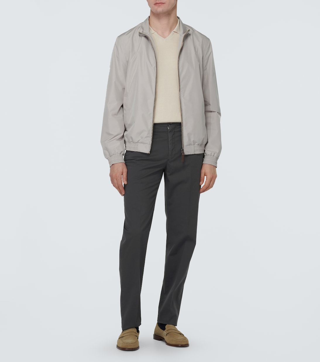 Cotton straight pants | Incotex