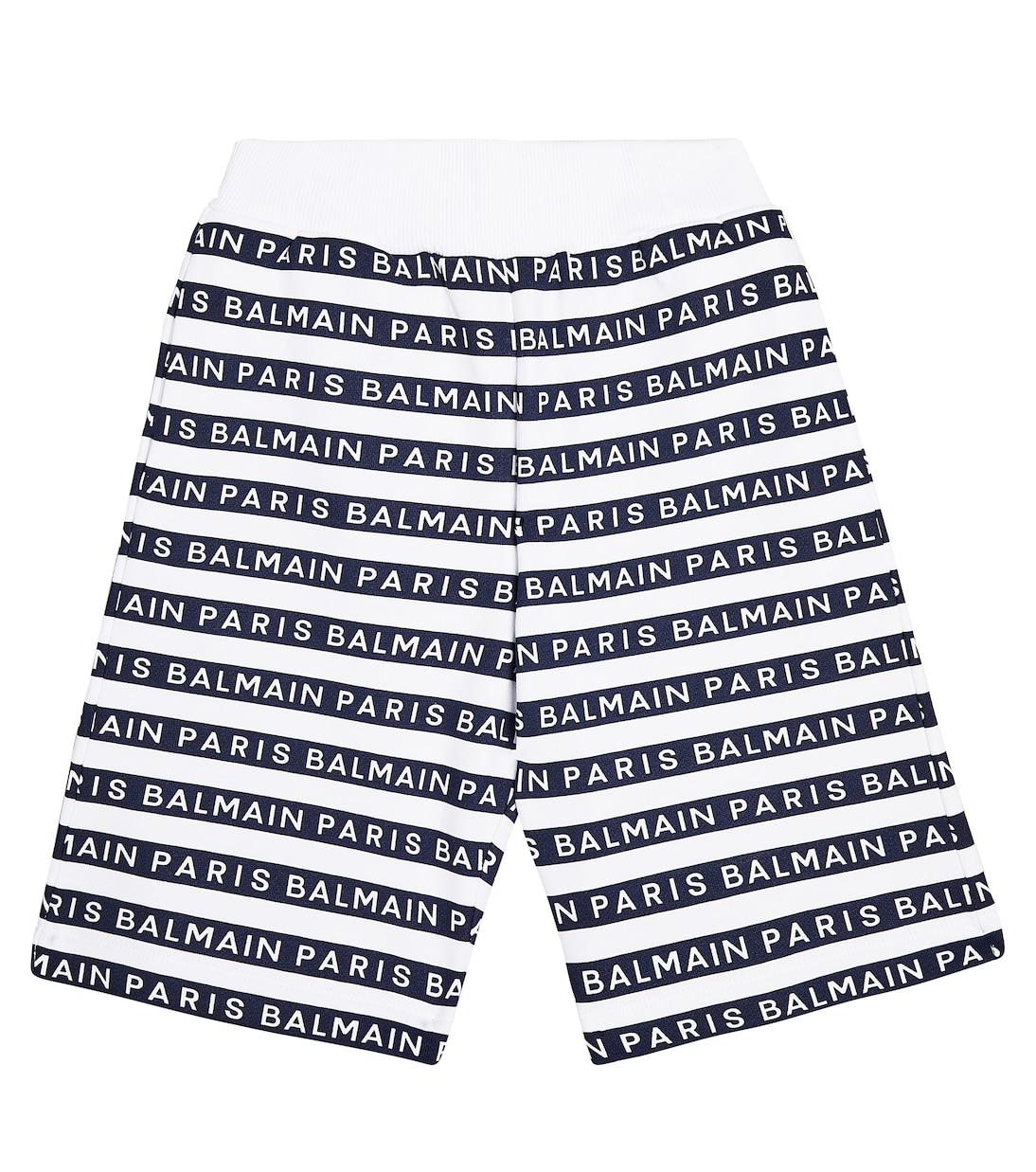 Shorts de algodón con logo estampado | Balmain Kids