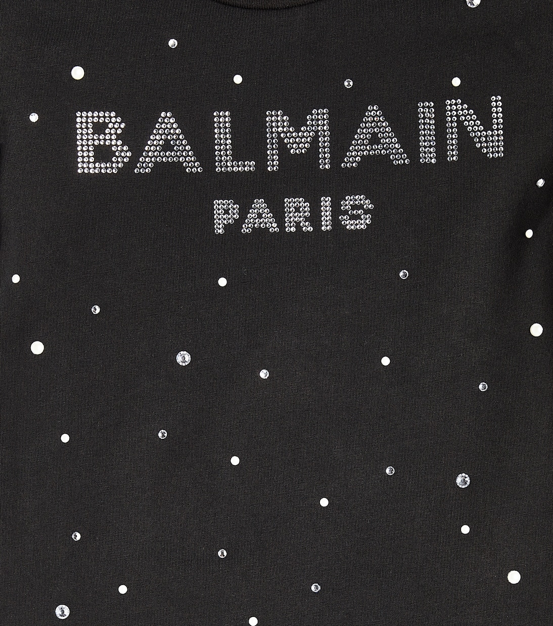Verziertes T-Shirt aus Baumwoll-Jersey | Balmain Kids