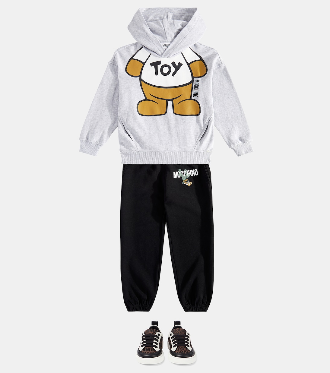 Sweat-shirt à capuche Teddy Bear | Moschino Kids