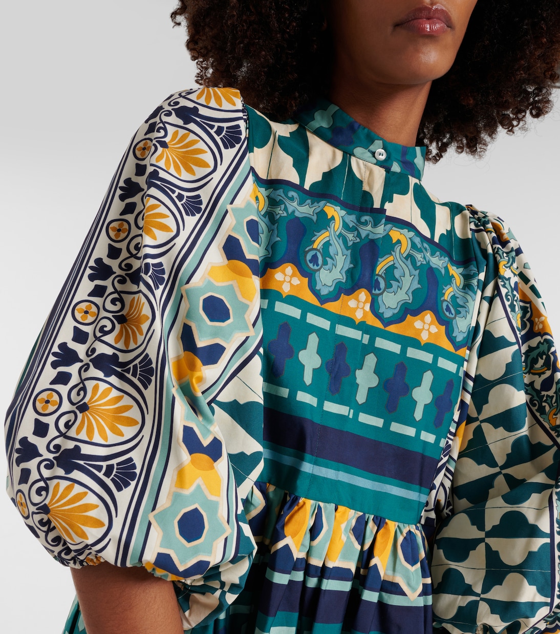 Portofino printed cotton maxi dress | La DoubleJ