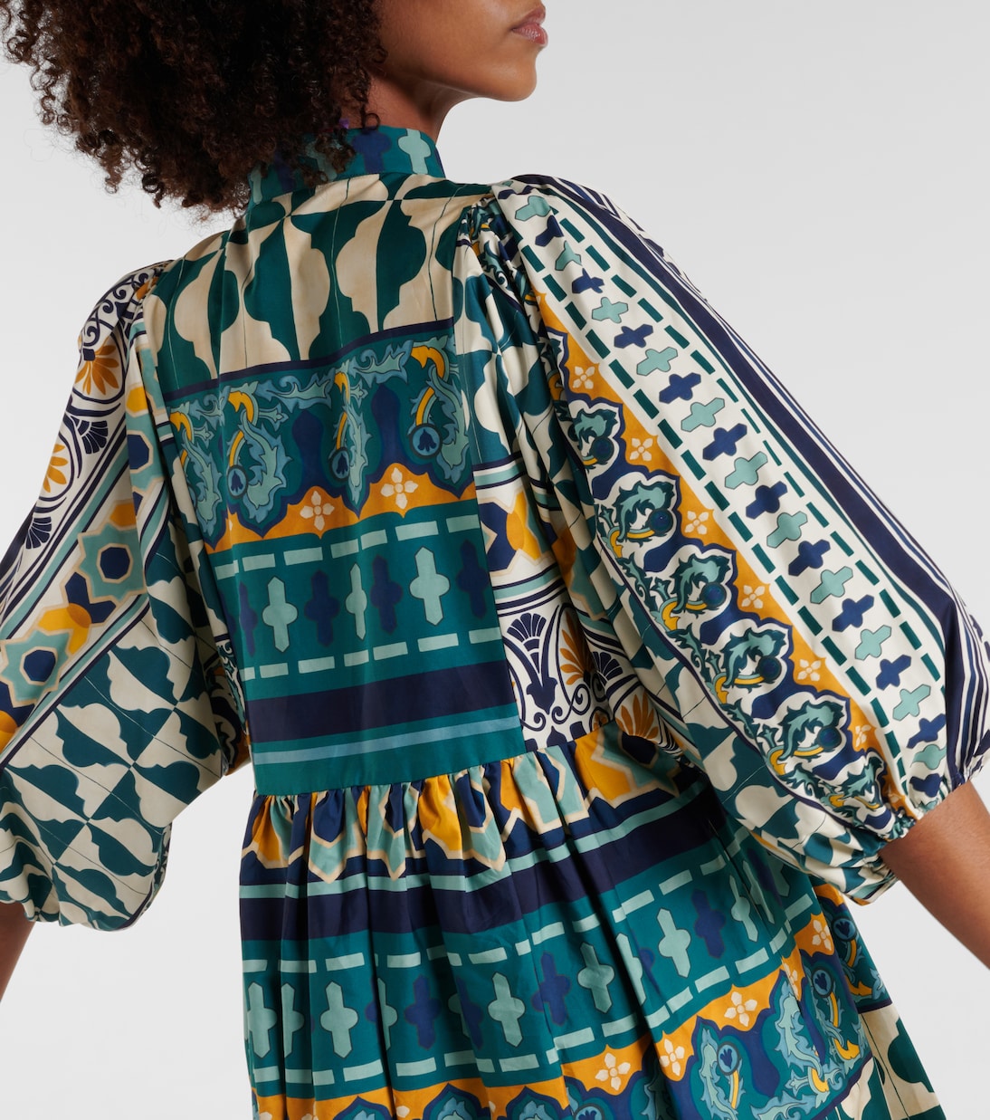 Portofino printed cotton maxi dress | La DoubleJ