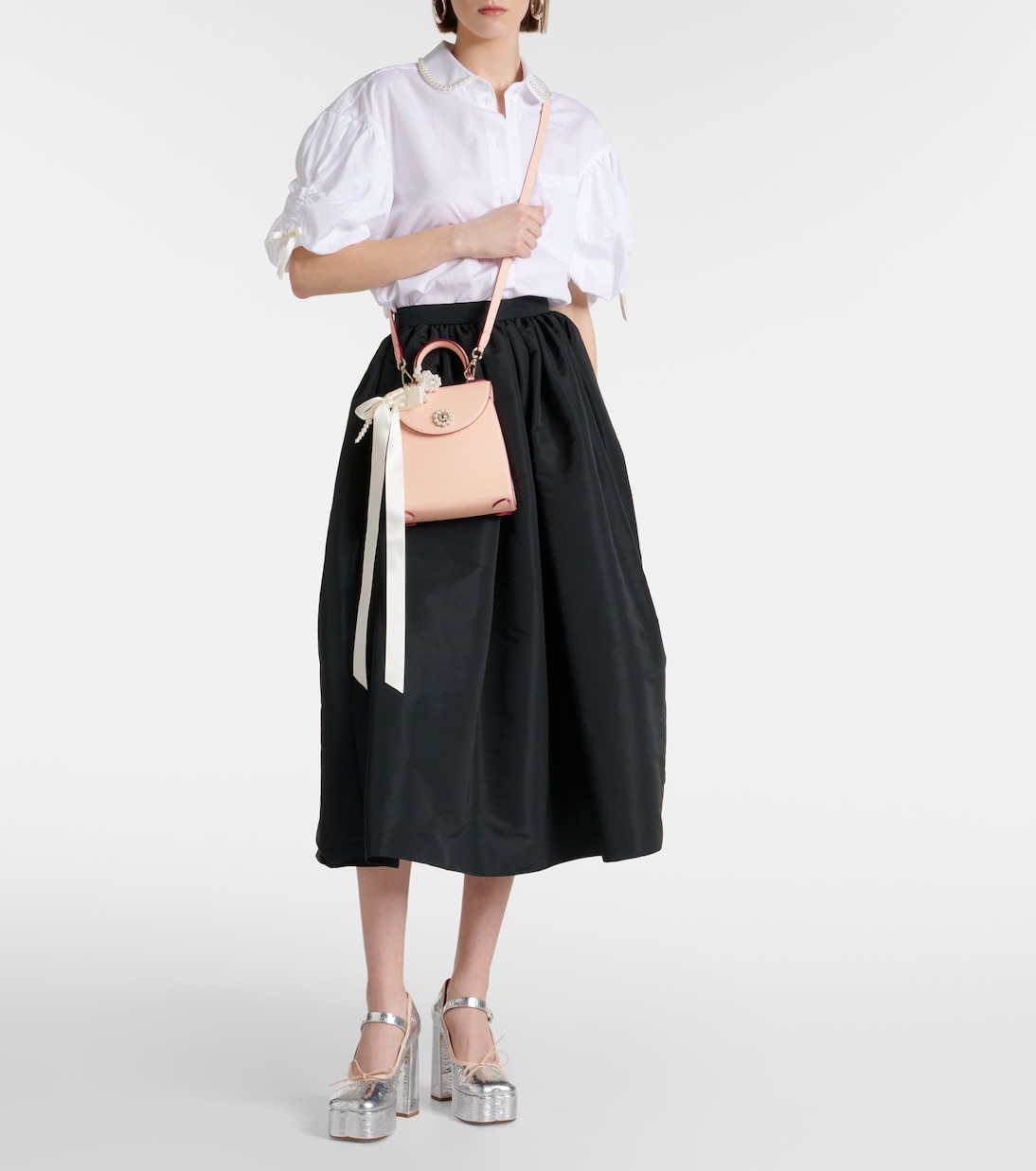 Valentine Mini leather tote bag | Simone Rocha