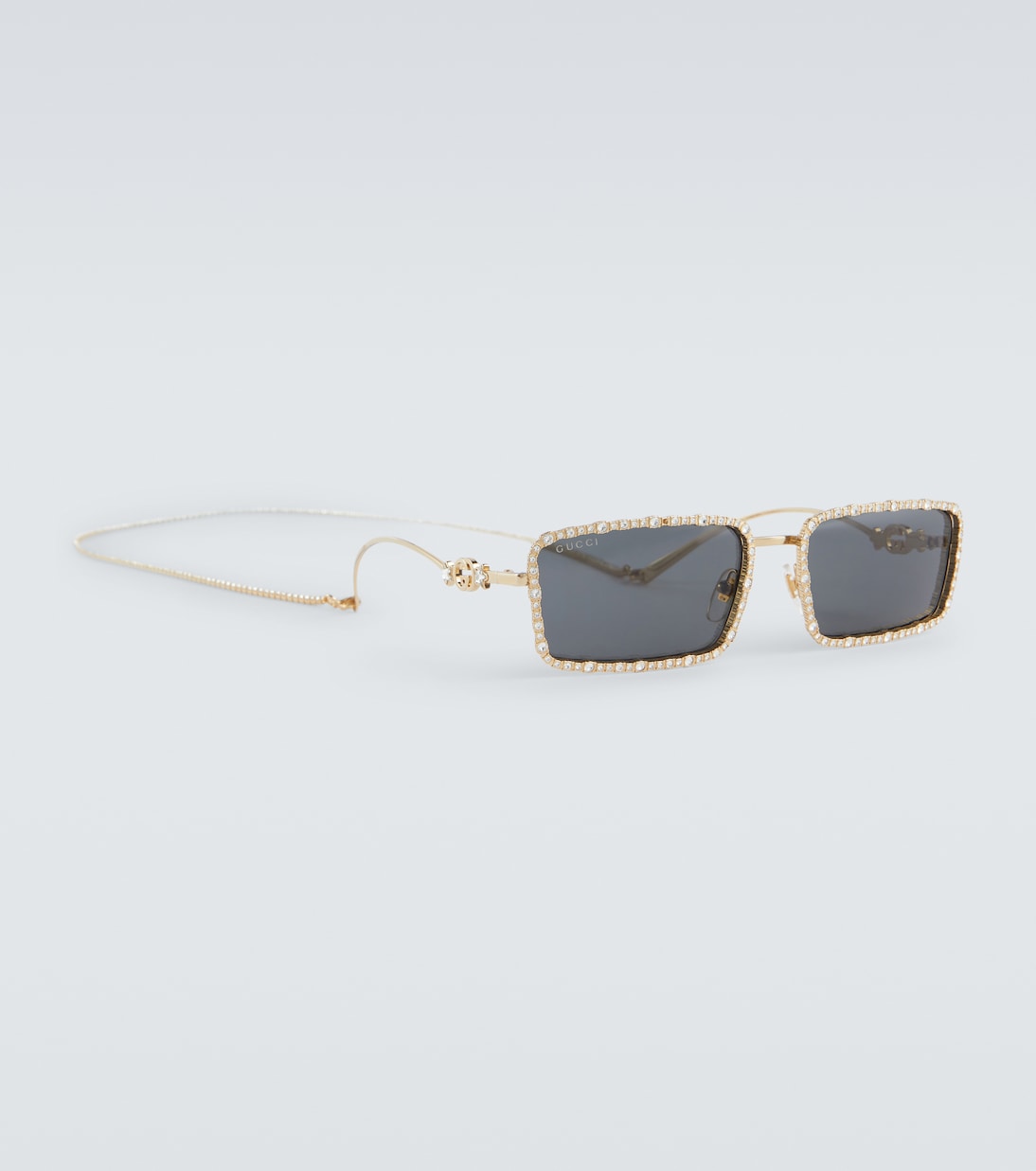 Embellished rectangular sunglasses | Gucci