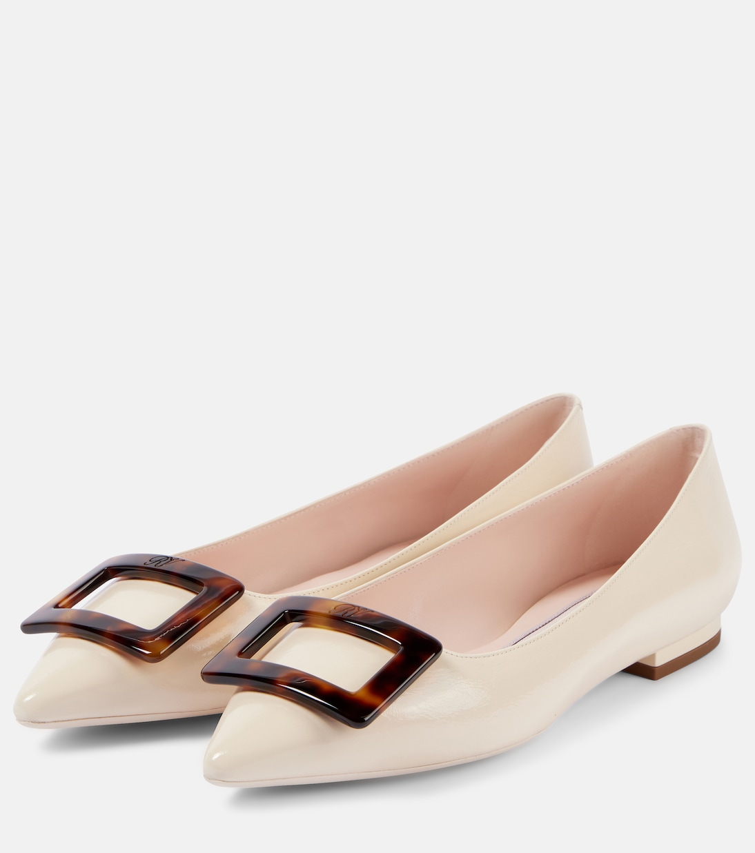 Ballerinas Gommettine Ball aus Leder | Roger Vivier