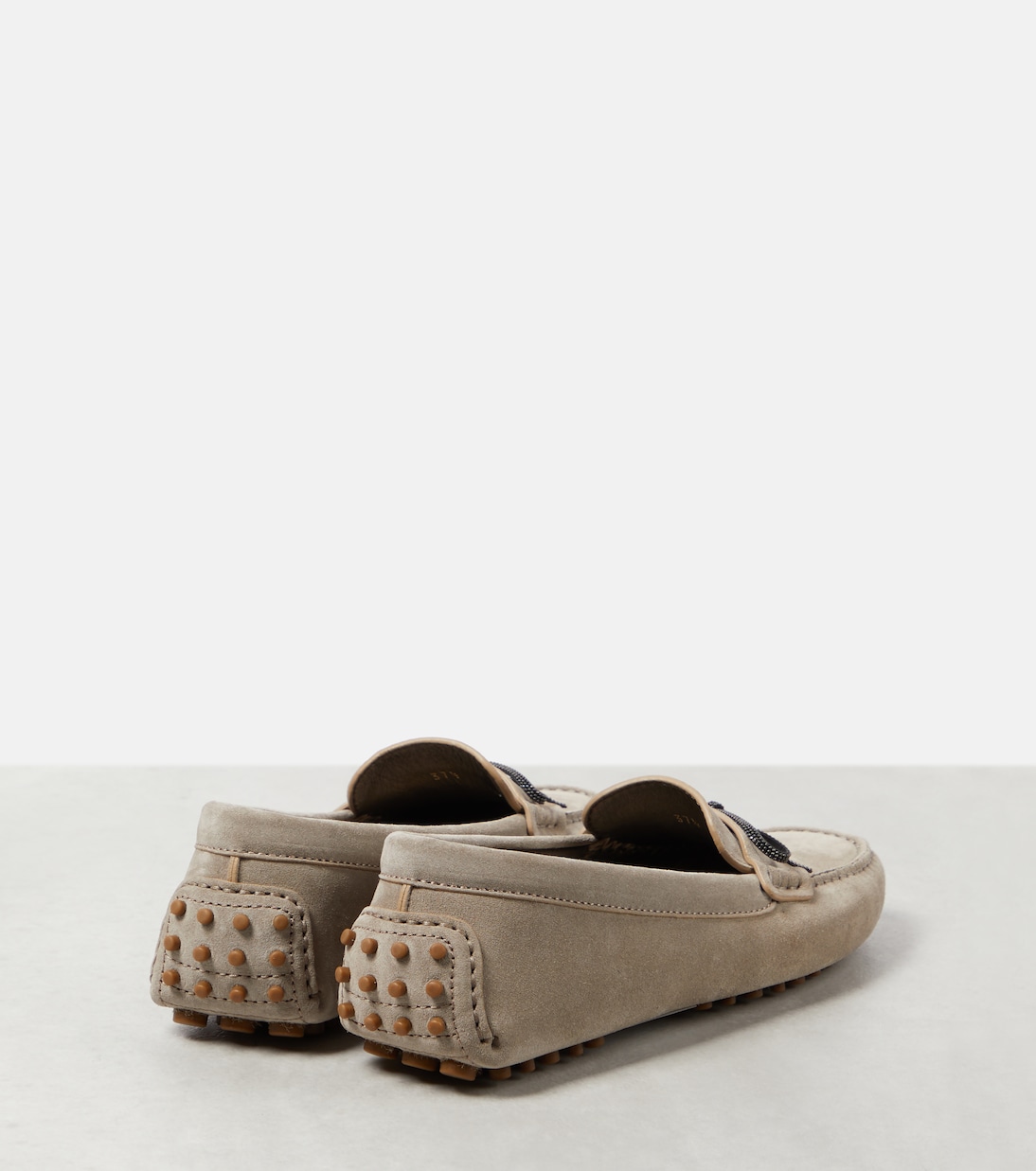 Mokassins Monili aus Veloursleder | Brunello Cucinelli