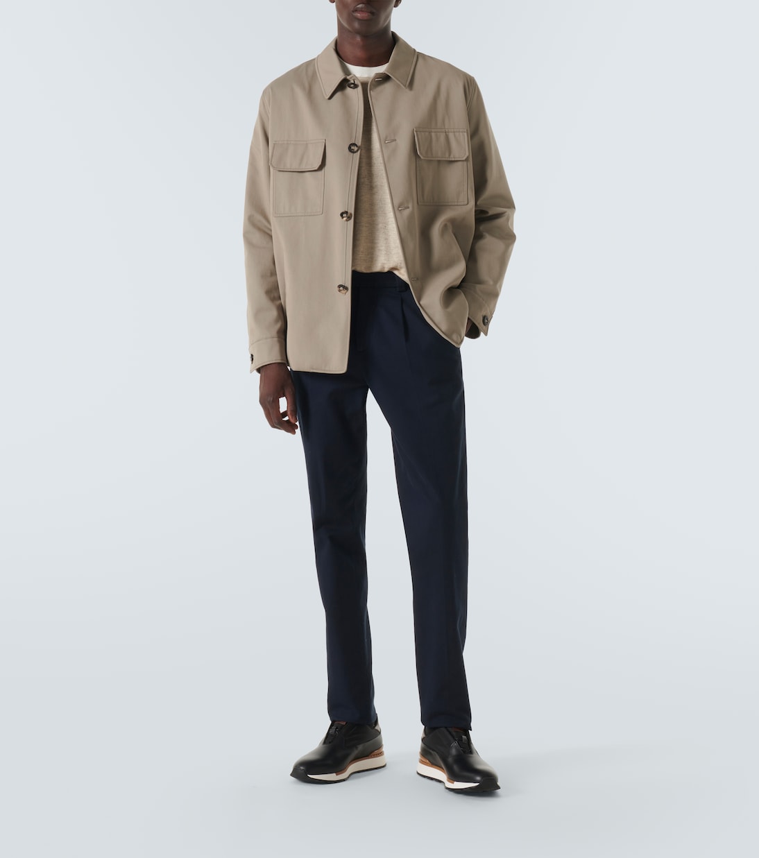 Sneakers Fast Track aus Leder | Berluti