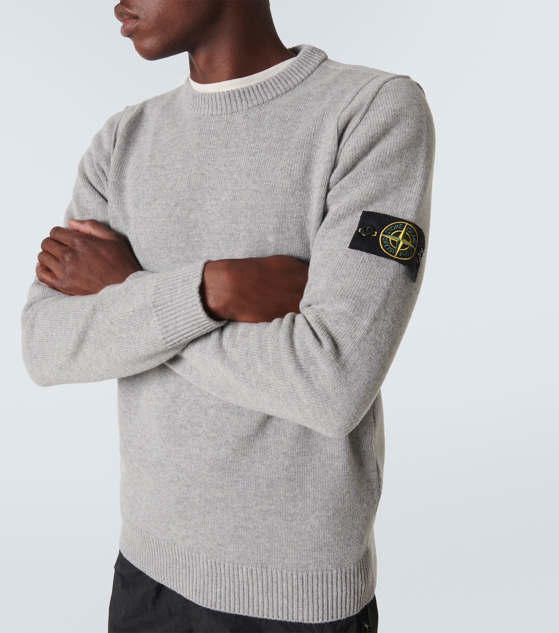 Pull Compass en laine mélangée | Stone Island