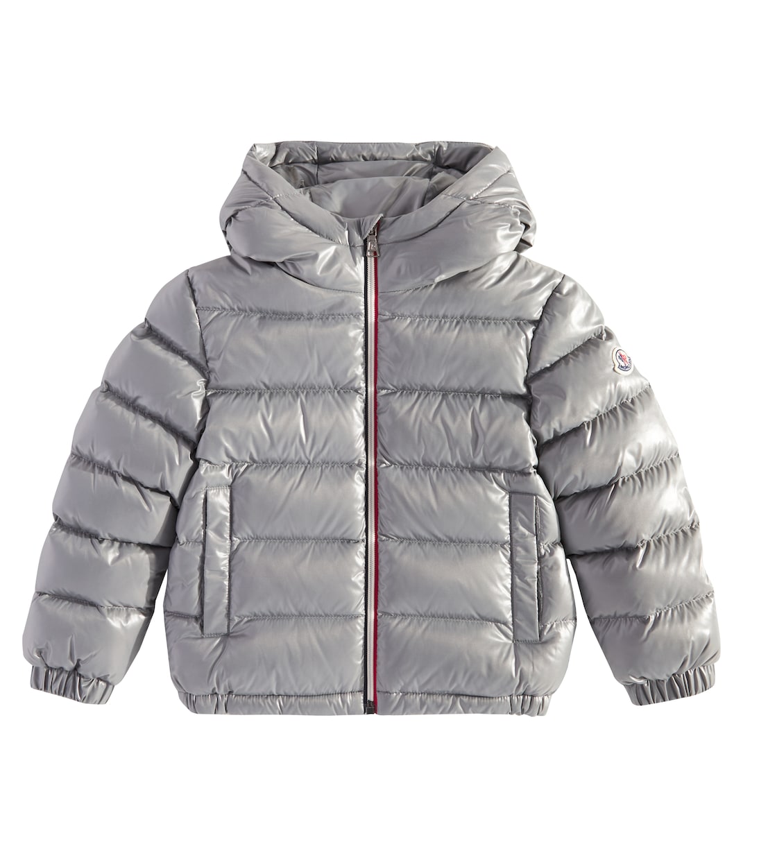 Moncler coat silver sales