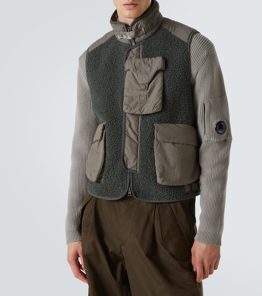 Weste aus Teddyfleece | C.P. Company