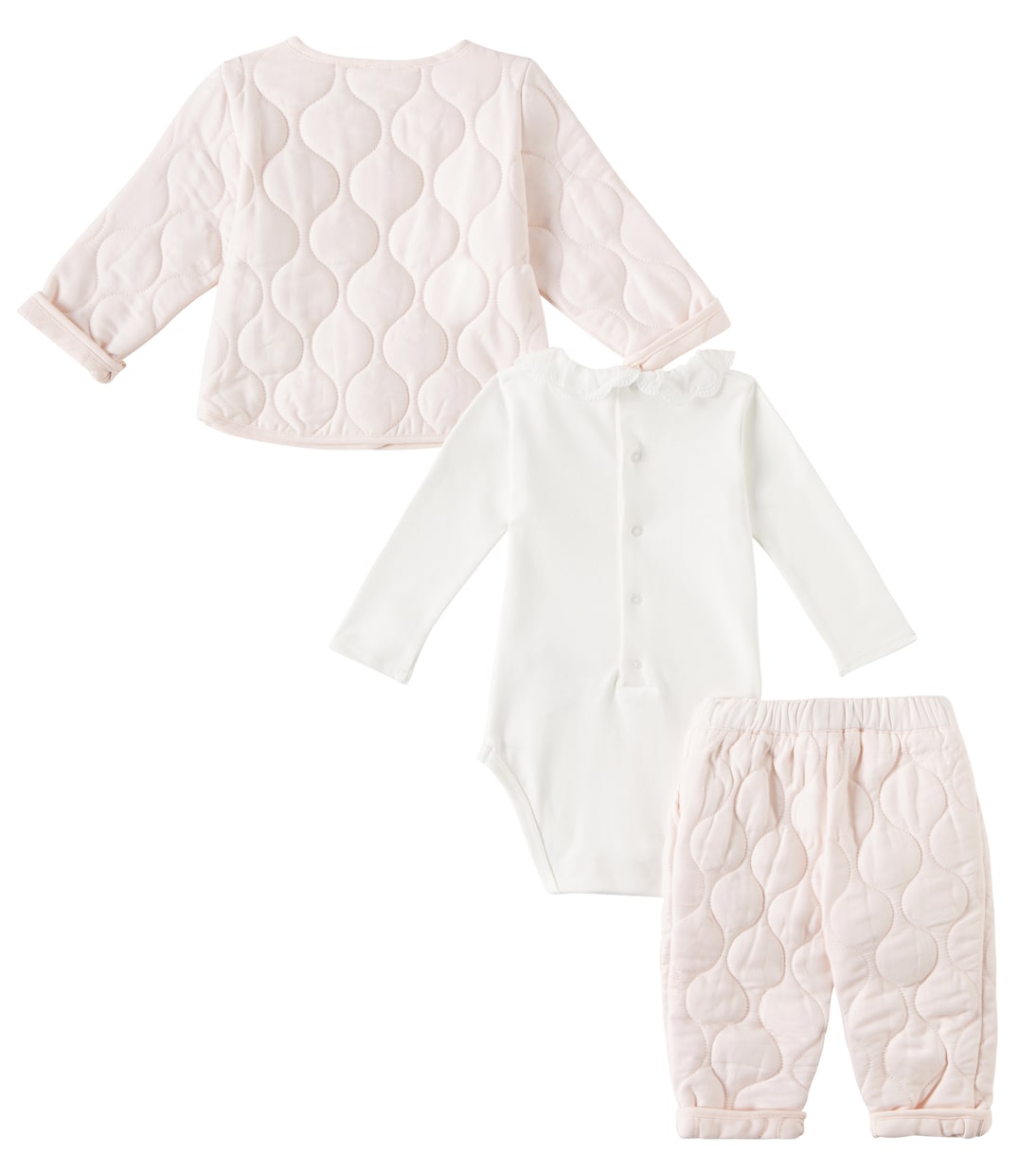 Baby bodysuit, jacket and pants set | Chloé Kids
