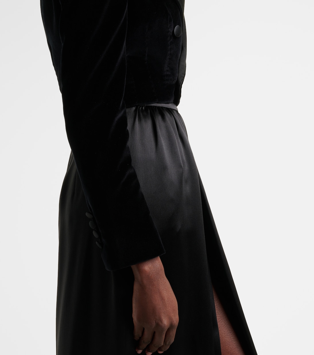 Cropped-Smokingjacke aus Samt | Dolce&Gabbana