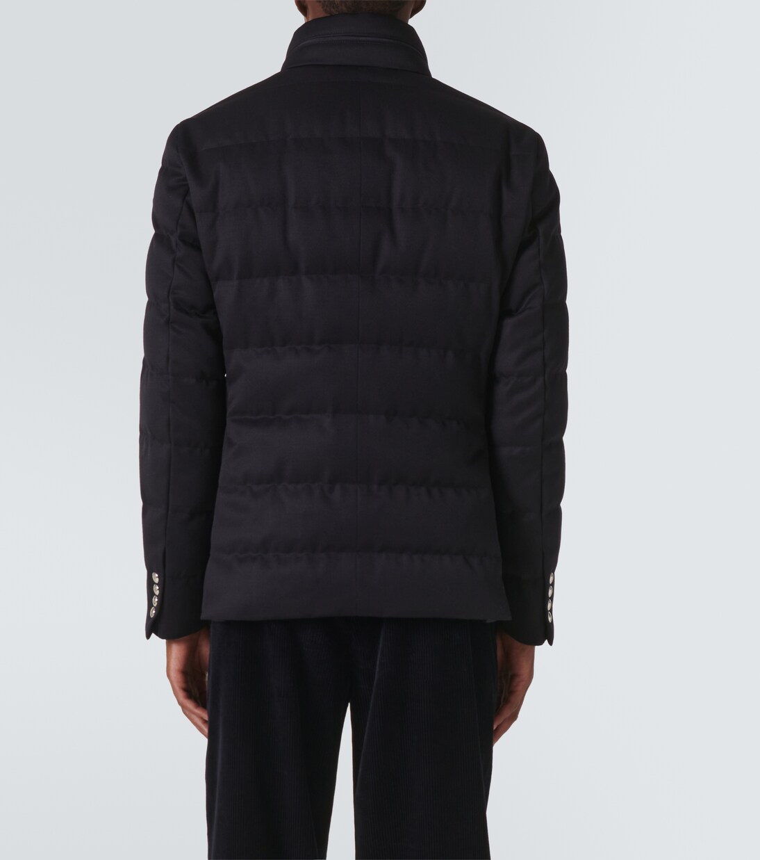 Bess quilted wool gabardine down jacket | Moncler