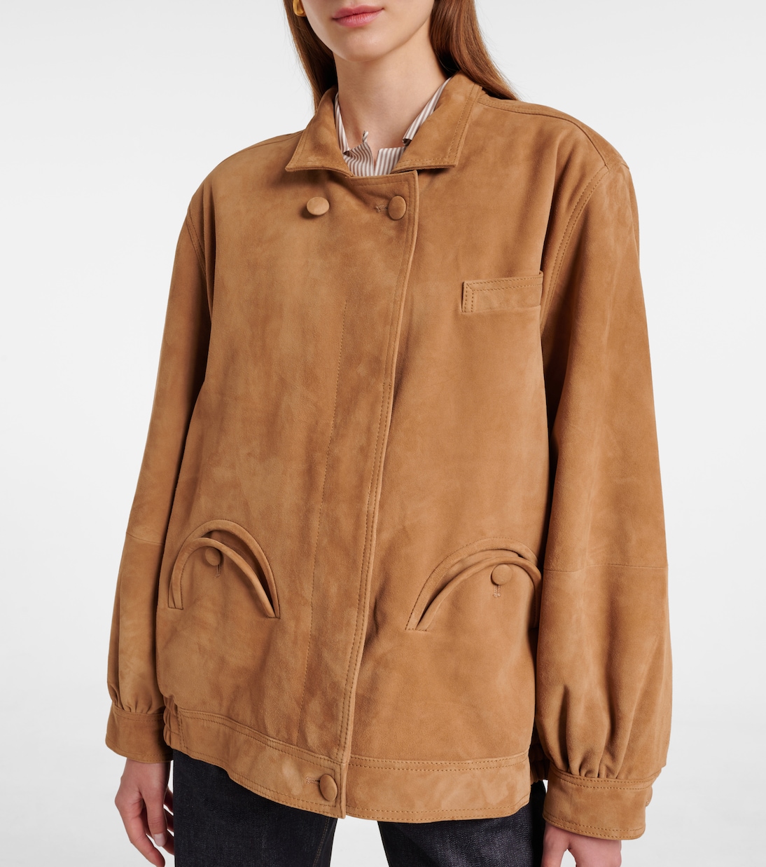 Cleo suede bomber jacket | Blazé Milano
