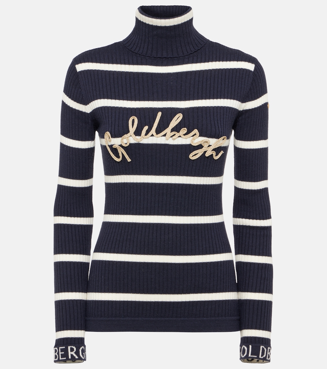 Dolcevita Mimi a righe con logo | Goldbergh
