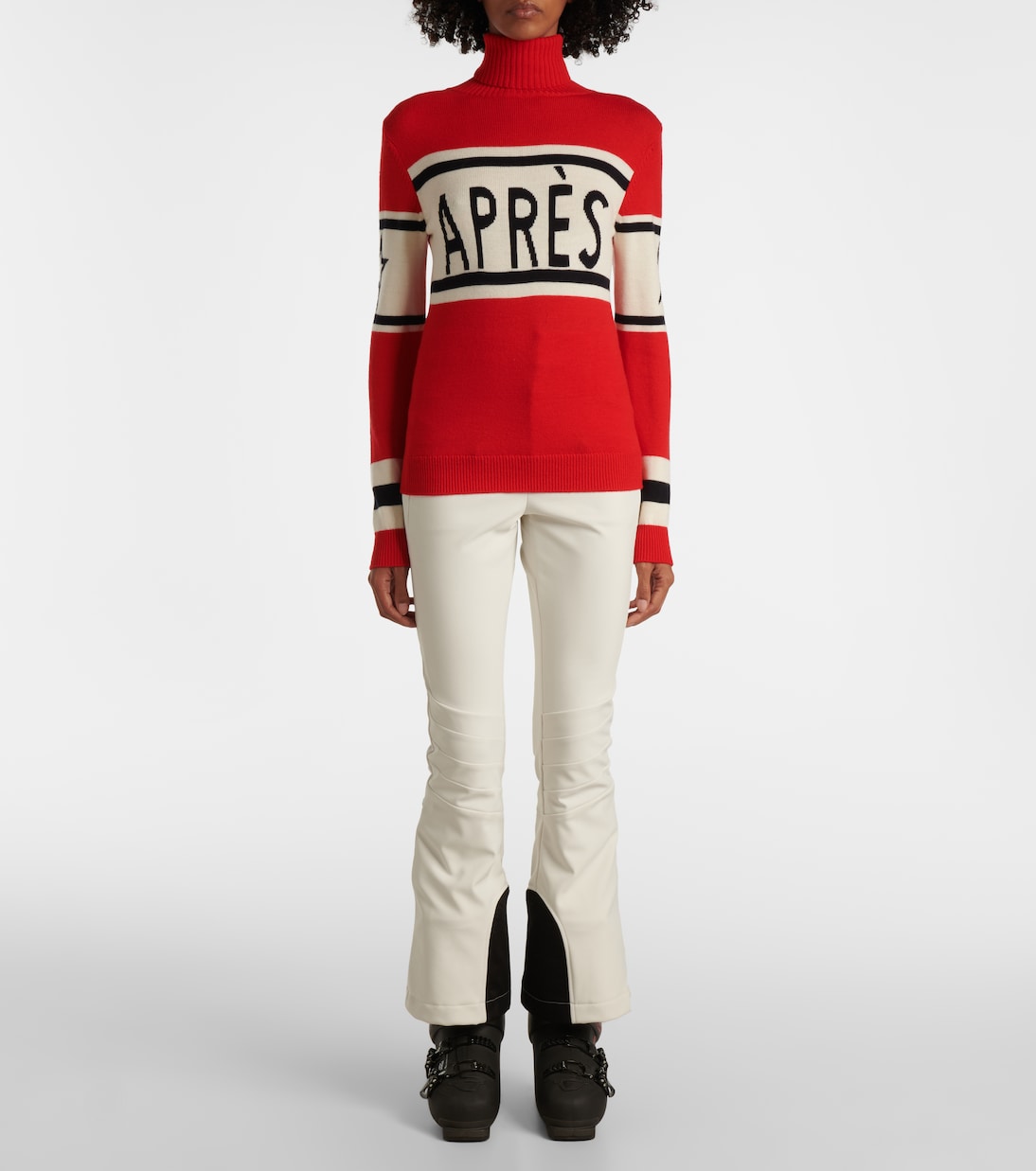 Après intarsia wool turtleneck sweater | Perfect Moment