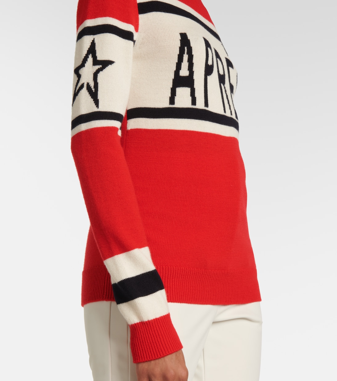 Après intarsia wool turtleneck sweater | Perfect Moment