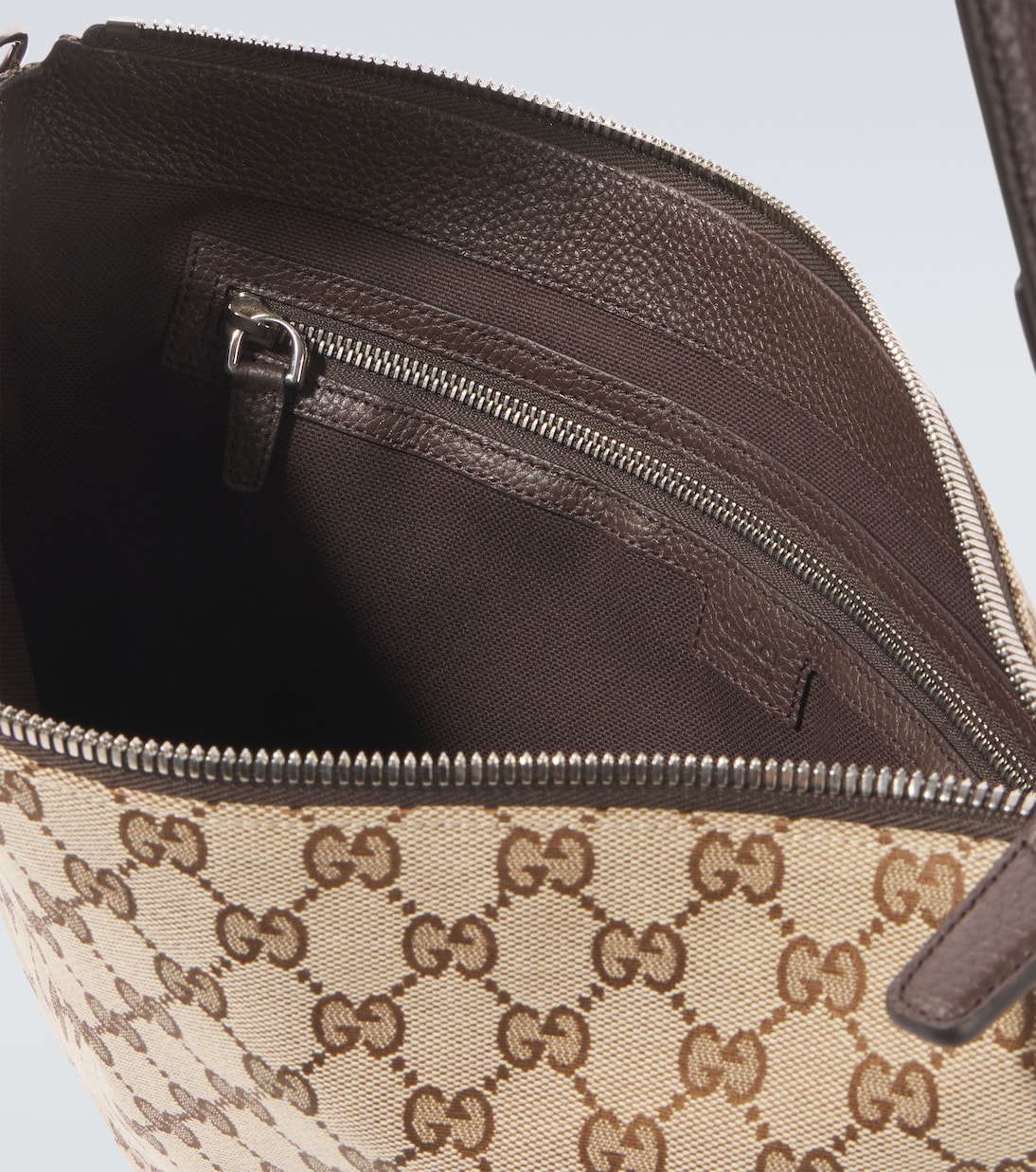 Gucci B GG Canvas Medium shoulder bag | Gucci