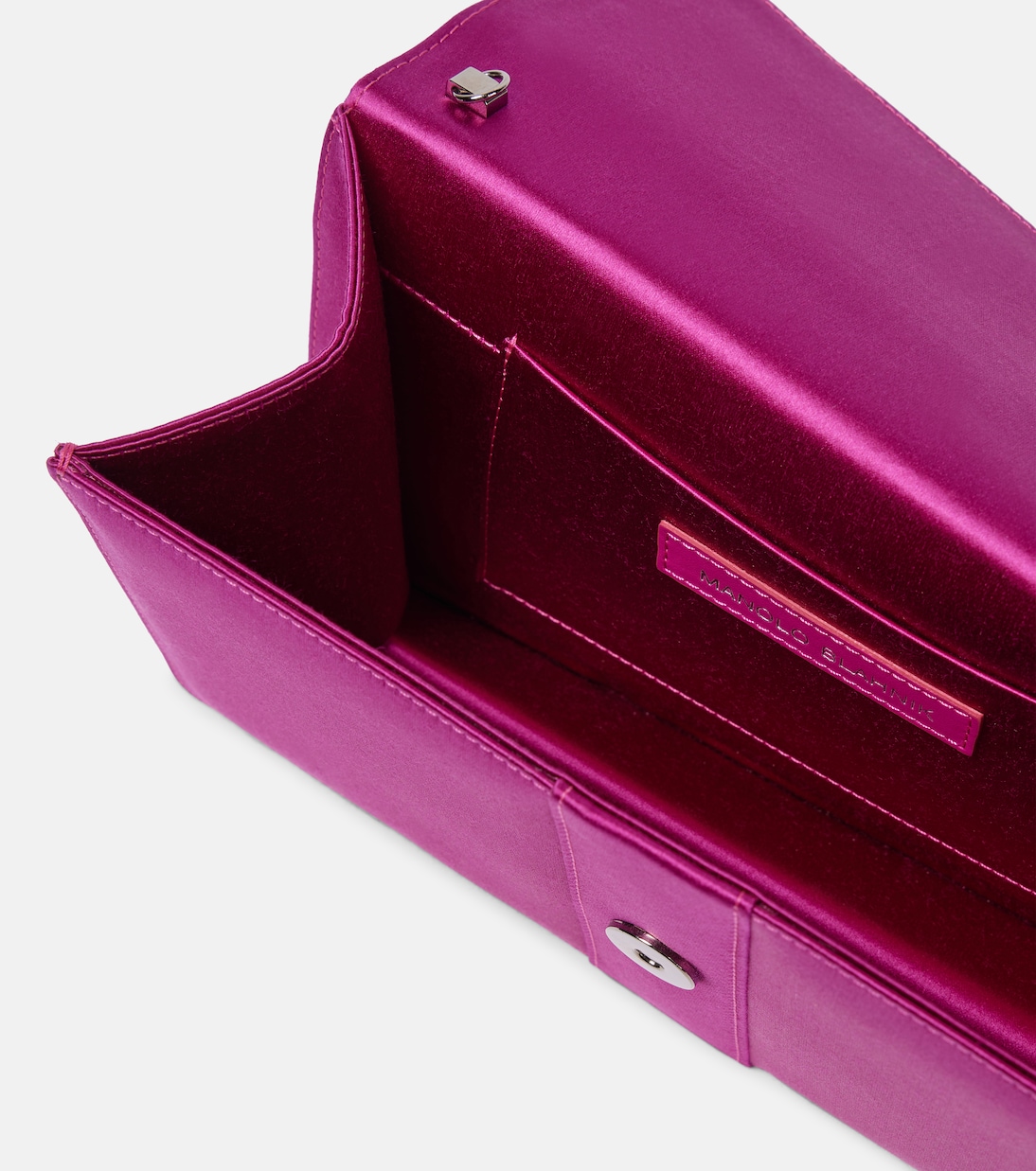 Clutch Capri in raso  | Manolo Blahnik