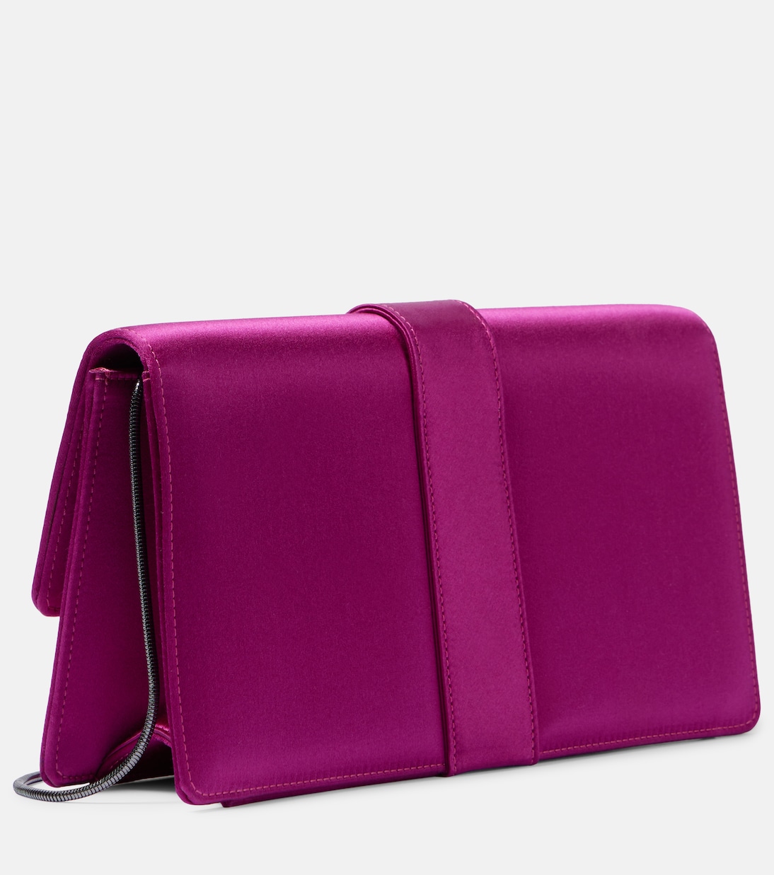 Clutch Capri in raso  | Manolo Blahnik
