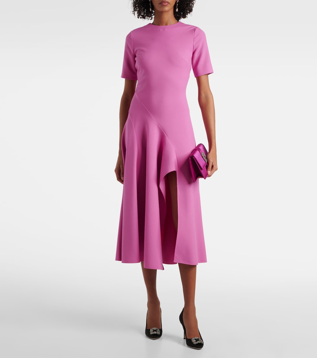 Clutch Capri in raso  | Manolo Blahnik