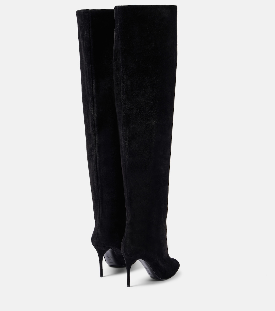 Bottes Decollete Cuissardes en daim | Alaïa