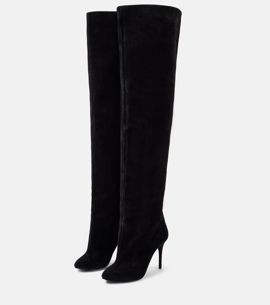 Bottes Decollete Cuissardes en daim | Alaïa