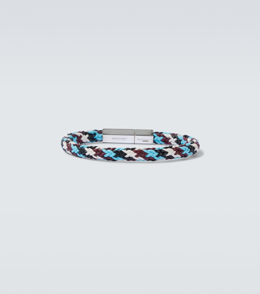 Armband Braid aus Leder mit Sterlingsilber  | Bottega Veneta