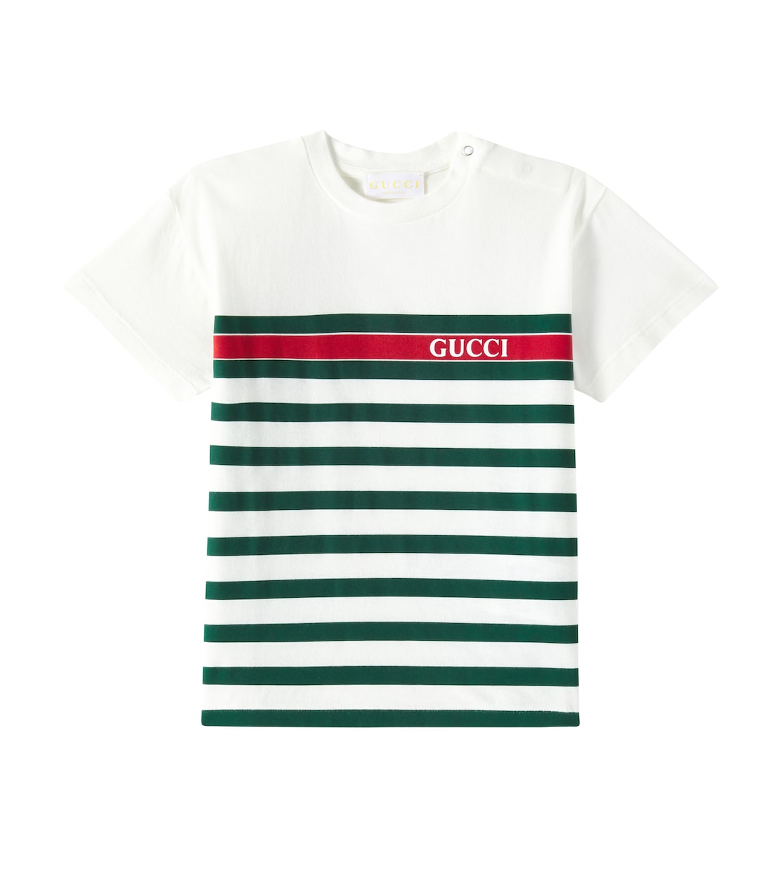 Bebé - camiseta de algodón a rayas | Gucci Kids