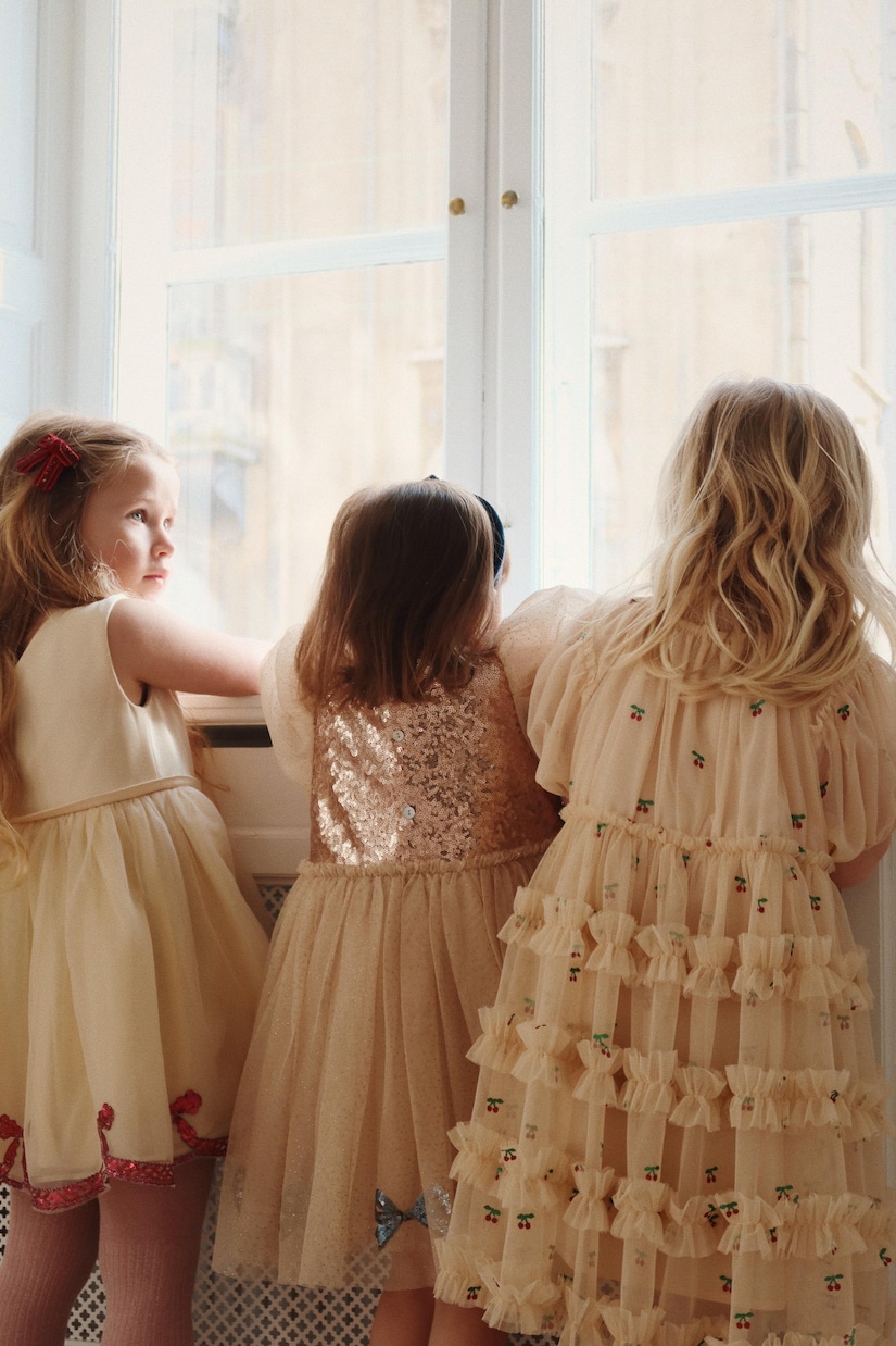 Abito Carli in tulle con paillettes | Konges Sløjd