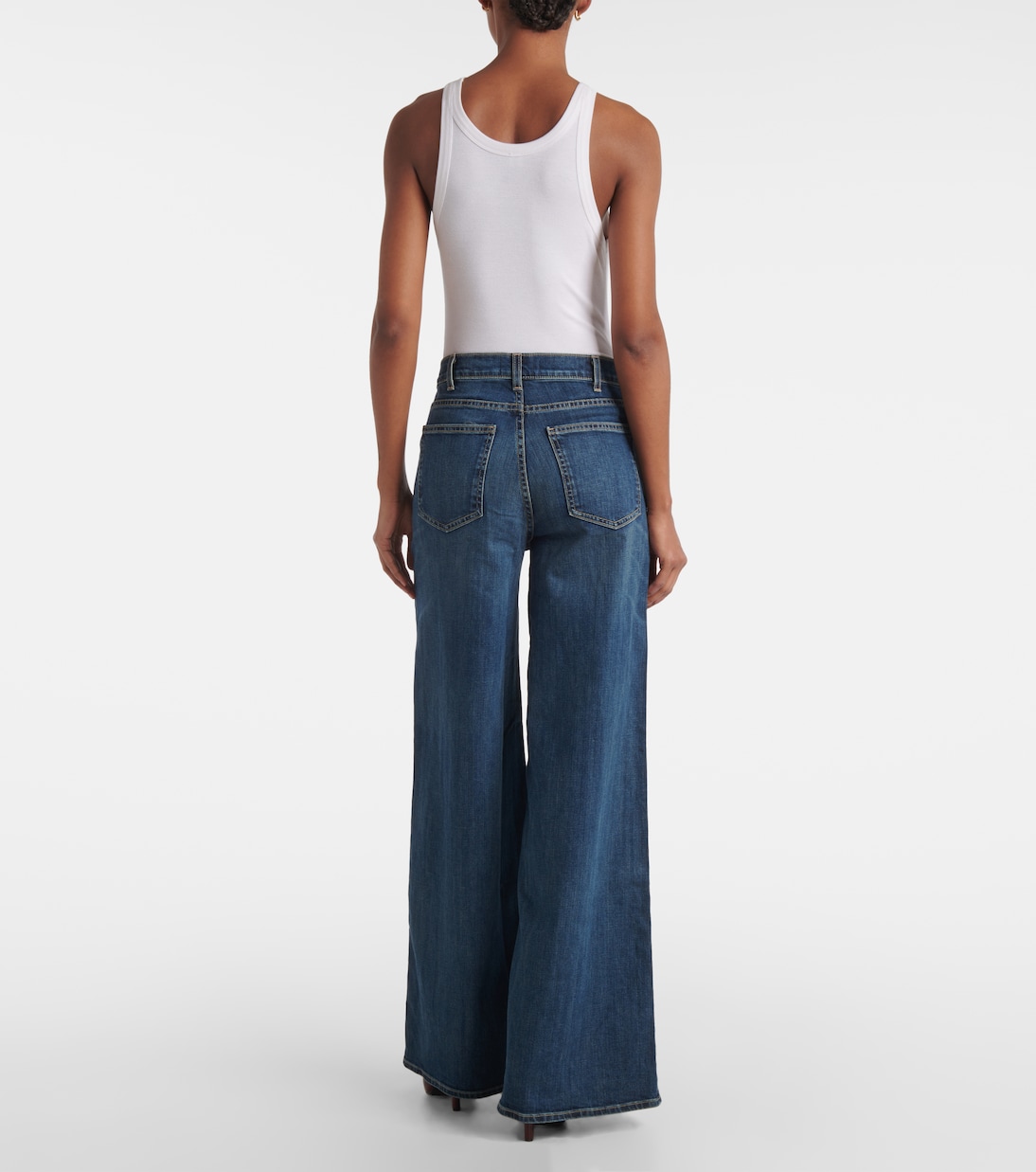Jeans anchos Rolland de tiro medio | Nili Lotan
