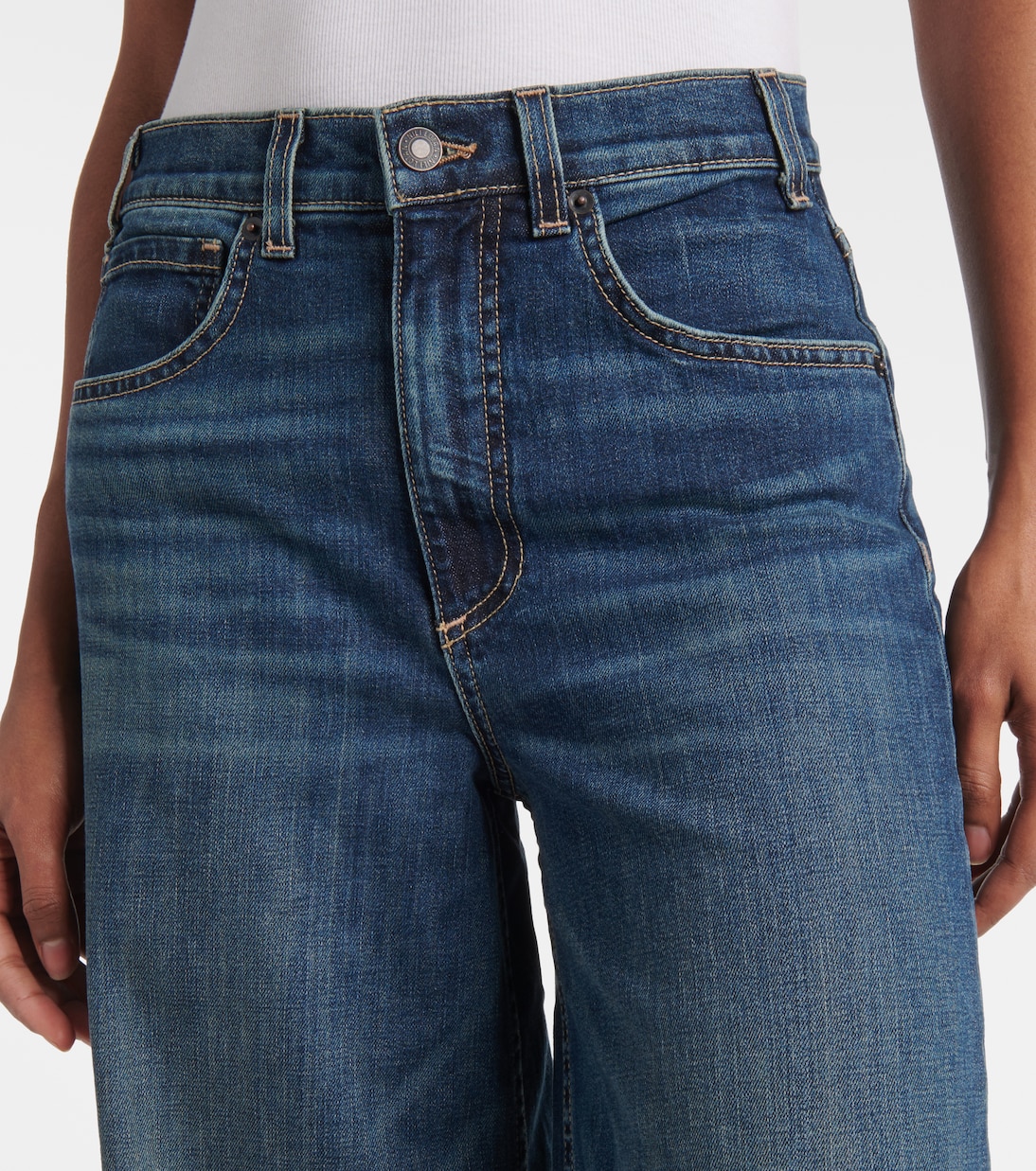 Jeans anchos Rolland de tiro medio | Nili Lotan