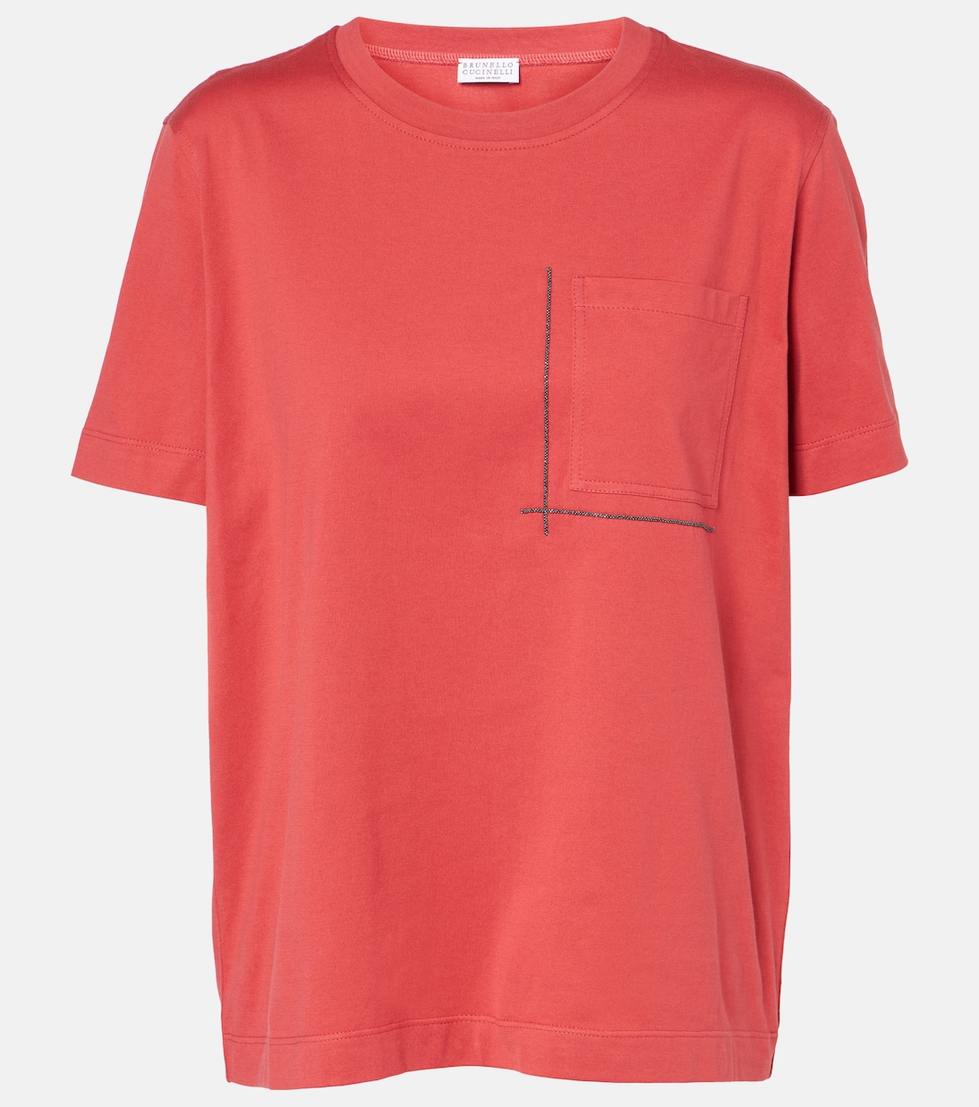 T-shirt in jersey di cotone | Brunello Cucinelli