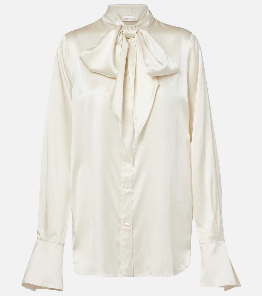 Blusa in raso con fiocco | Nina Ricci
