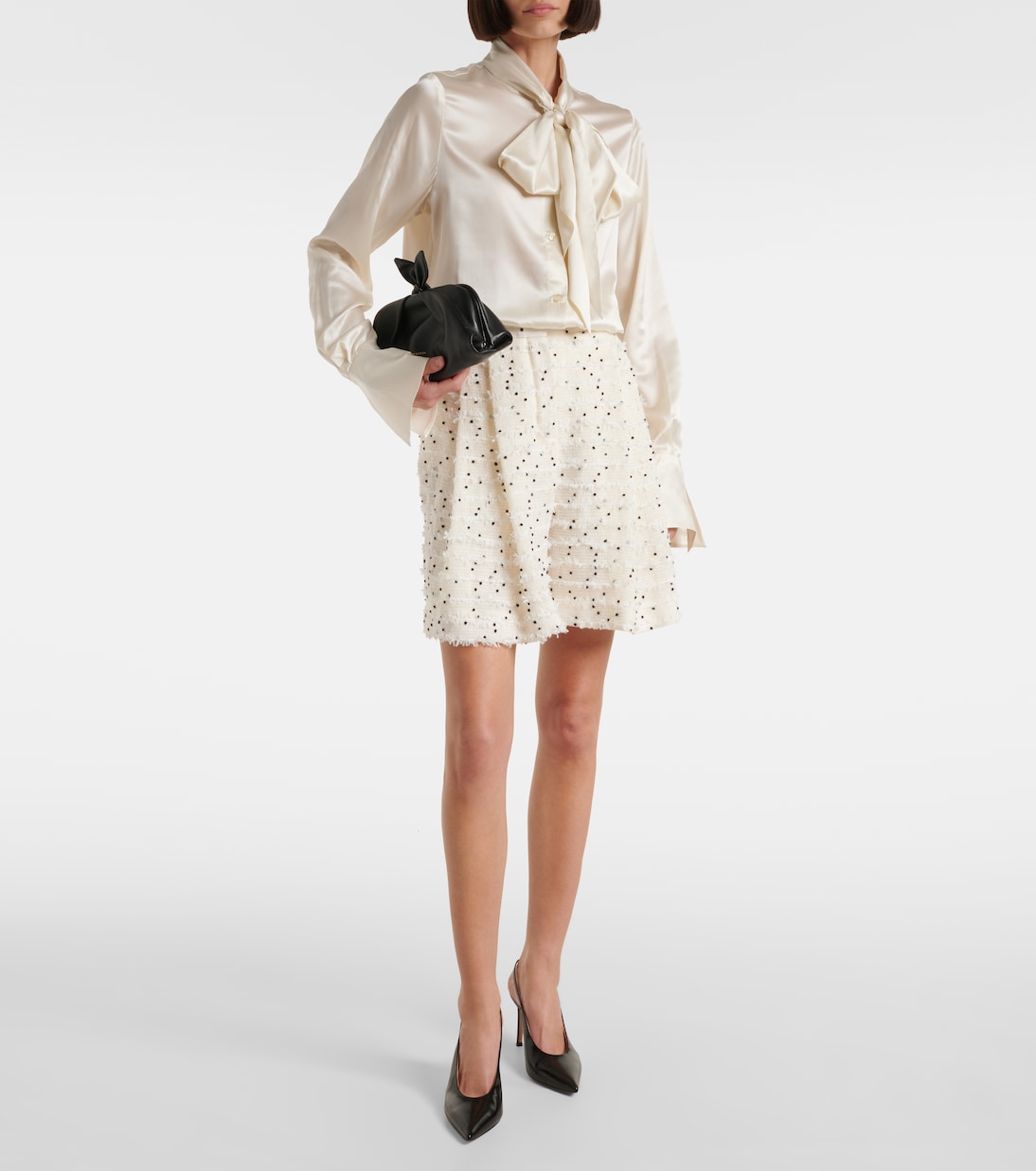 Blusa in raso con fiocco | Nina Ricci