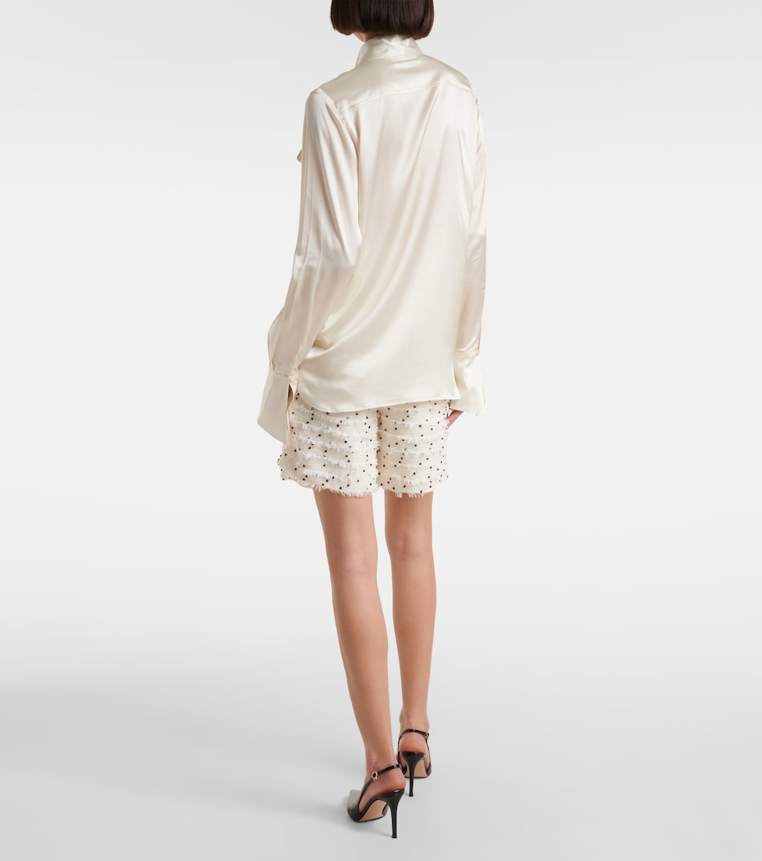 Blusa in raso con fiocco | Nina Ricci
