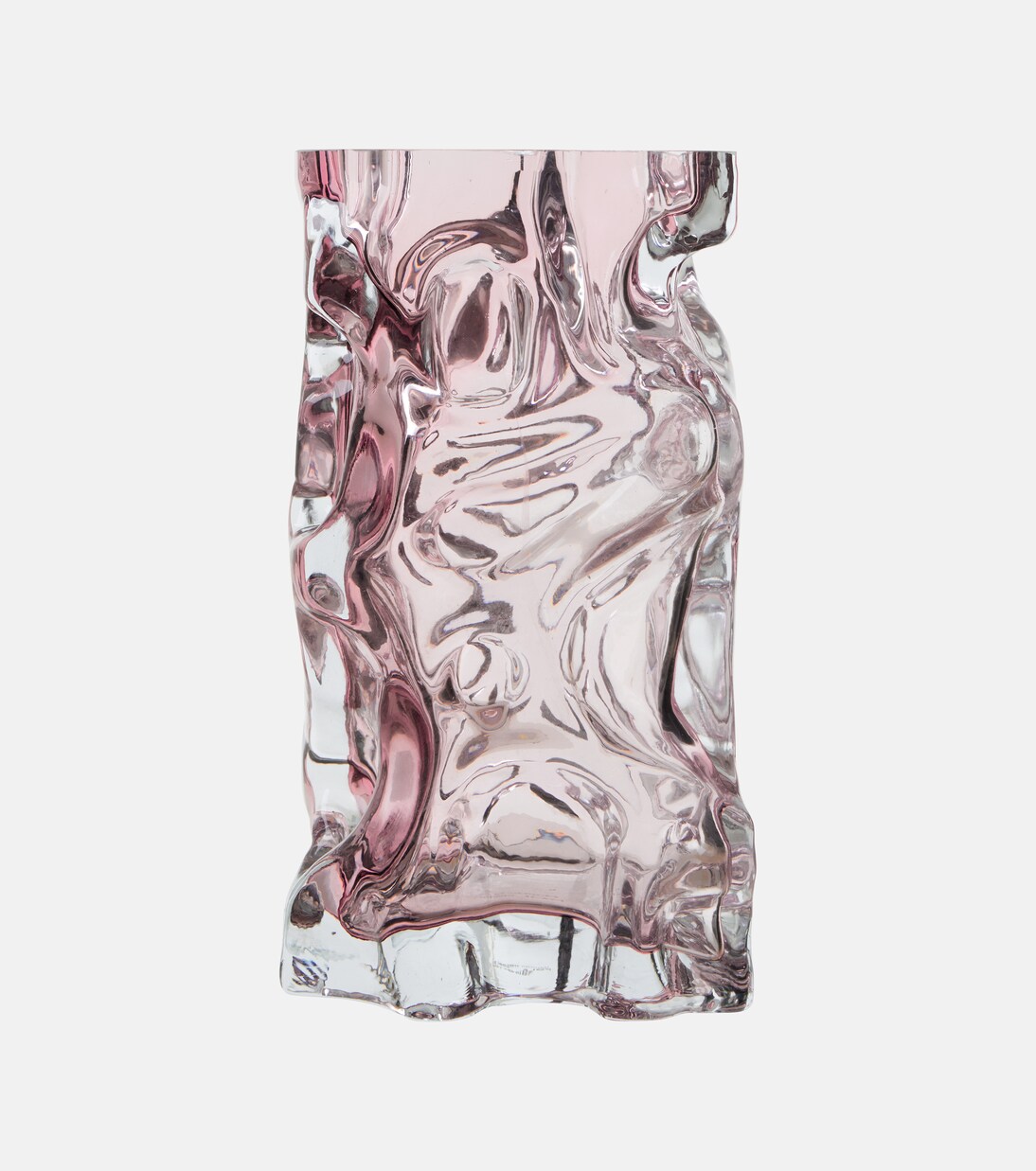 Ice glass vase by Norman Trapman | Polspotten