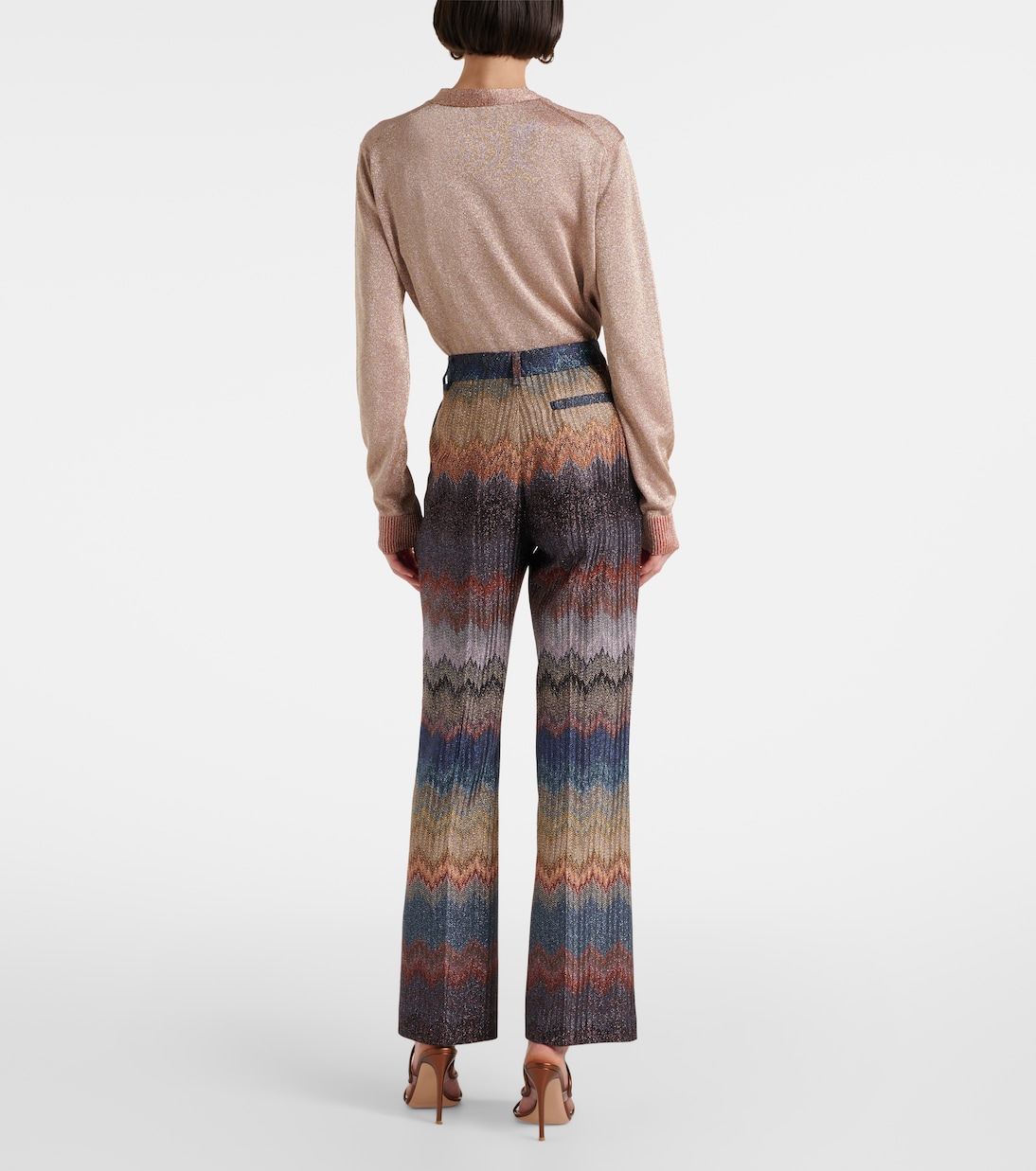 Schlaghose aus Jacquard | Missoni