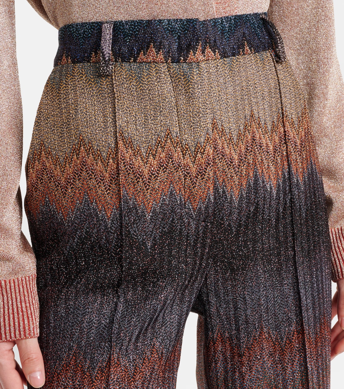 Schlaghose aus Jacquard | Missoni