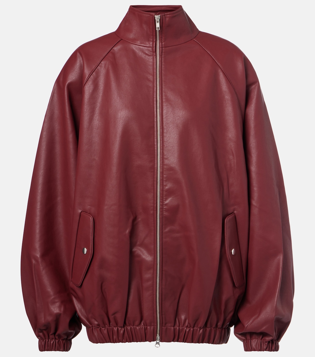 Senta oversized faux leather bomber jacket | The Frankie Shop
