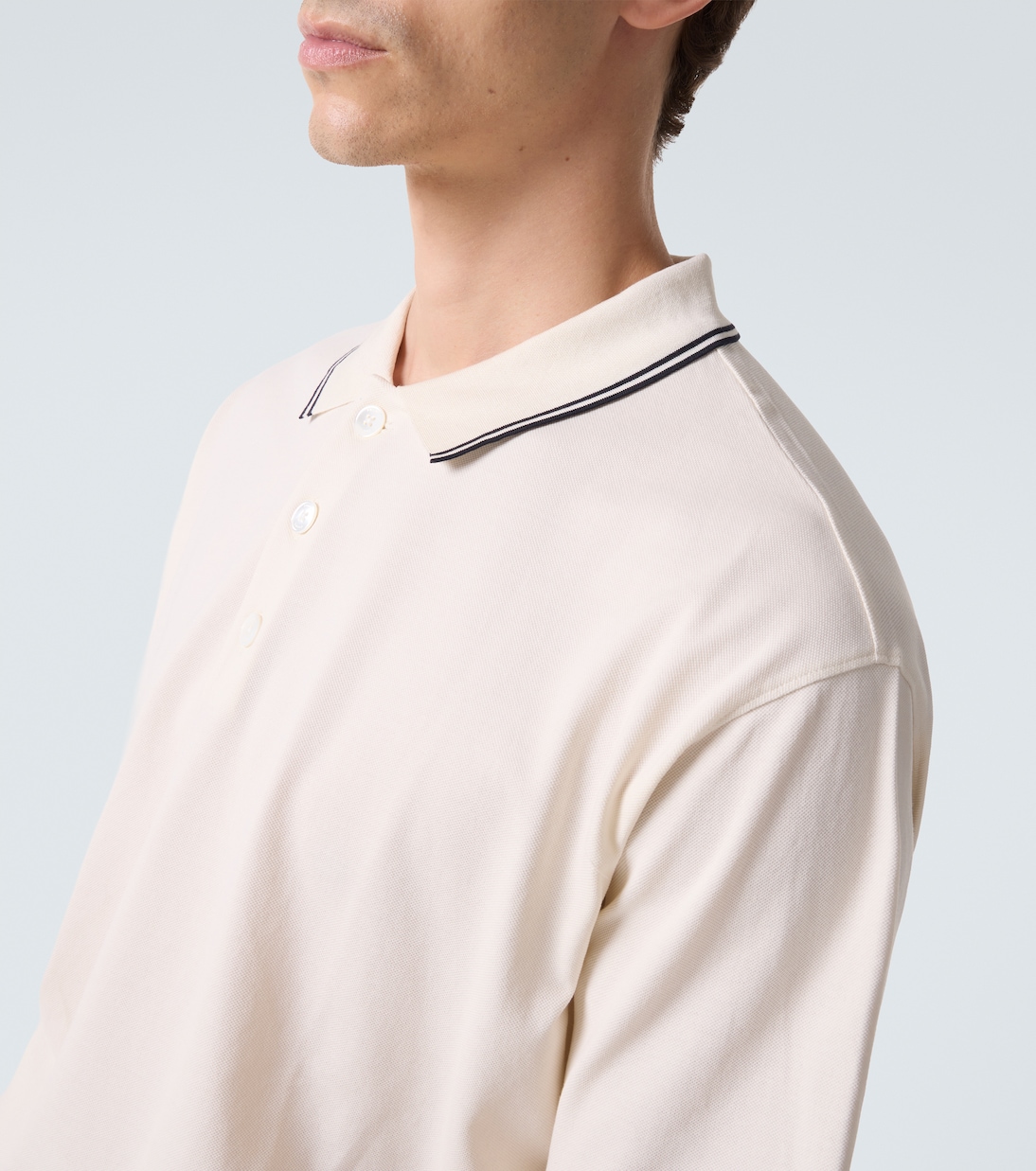 Cotton piqué polo shirt | Frame
