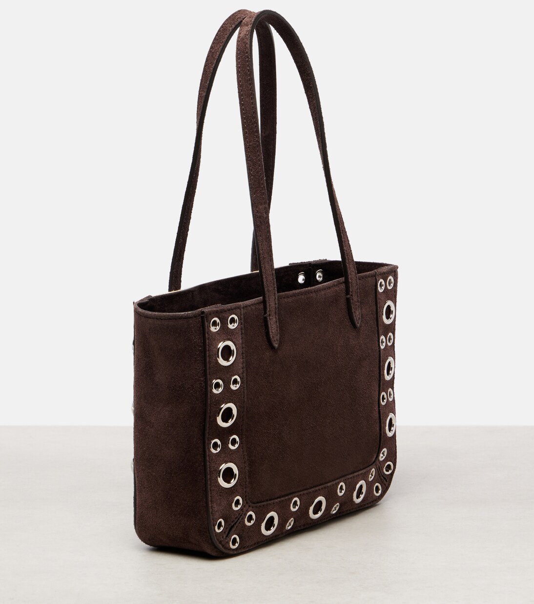 Nellcôte Mini embellished suede tote bag | Valentino Garavani