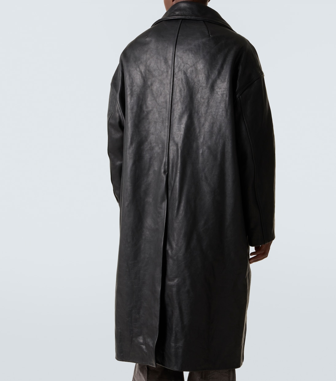 Leather coat | Rick Owens