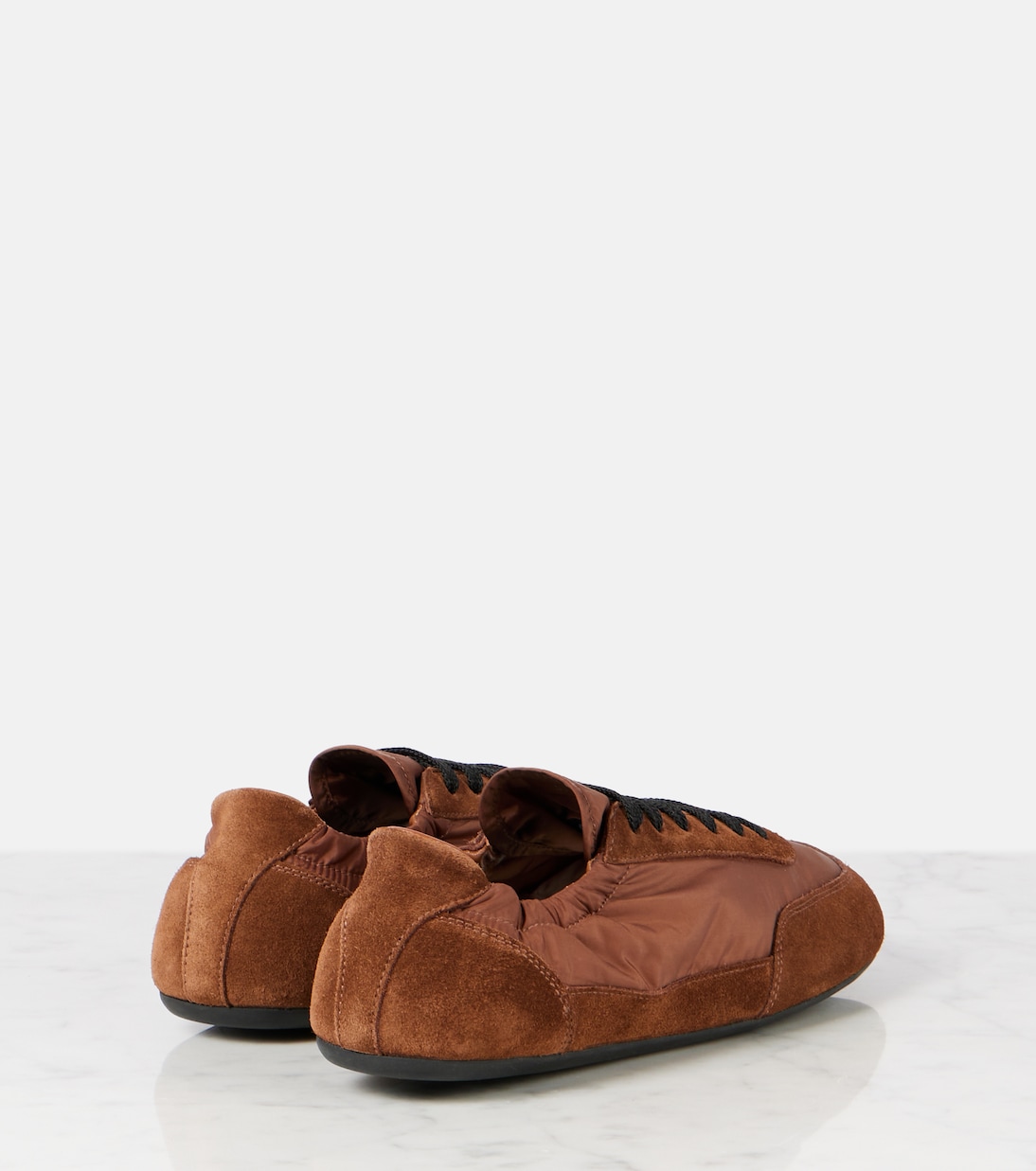 Sneakers Collapse in Re-Nylon e suede | Prada